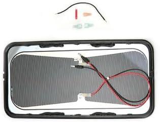 Velvac 709309 Door Mirror Glass Heated Glass W/Bezel