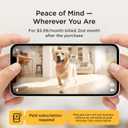 Petcube Cam and Care Coverage Subscription | Indoor Wi-Fi Pet and Security Camera with Phone App, Cats and Dogs Monitor with 2-Way Audio and Video, Night Vision