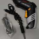 Electric Screwdriver Goldsea 4.2V Cordless Screwdriver 3.5N.m 1500mAh Type-C Charging 10pcs Screwdriver Bits 1/4 Hex Chuck 90/180 deformation handle Forward and reverse adjustment LED Light