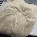 NANPIPER Throw Blanket Reversible Sherpa Flannel Super Soft Fuzzy Plush Fleece Microfiber for Bed/Couch (60"x80",Beige)