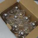 Edison Bulbs, E26 LED Bulb 60 watt Equivalent, Non-Dimmable, Soft White 2700K, ST58 Vintage Light Bulbs, 90+ CRI, 6W 600LM, E26 Medium Base, Clear Glass, 12 Pack