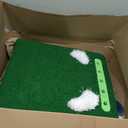 Golf Putting Game Set, Detachable Golf Putting Green Mat with 4 Balls, 2 Cups & Flags, 1 Portable Bag for Indoor & Outdoor Party Game Use