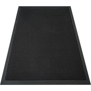 TANYOYO 3' X 4'Ft (36×48) Commercial Heavy Duty Rubber Mesh Door Mat – Waterproof Non-Slip Dirt Trapper for Mall Entrance, Patio, Garage & High Traffic Walkways, Black Outdoor Commercial Welcome Mat
