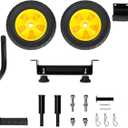 Generator Wheel Kit Compatible with Champion Generator 2800-4750w, Generator Replacement Parts 40065, with Folding Handle and Never-Flat Tires