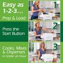 Pet Food Maker - All-in-One Pet Food Multicooker | Cooks, Mixes, and Dispenses Fresh Human-Grade Ingredients in About an Hour | 4.5 Quart Capacity