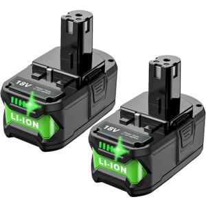 Bonadget PBP005 7.0Ah 18V Battery for Ryobi Battery Replacement Lithium-ion for Ryobi ONEPLUS+ P190 P189 P102 P197 PBP006 PBP004 PBP003 for 18Volt Battery 2PACK