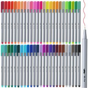 Mr. Pen- Fineliner Pens Colored, 50 Pack, 0.4mm Fine Liner Pens Bulk (Assorted Colors)