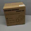 10" Ultra Quiet Bathroom Exhaust Fan with Light,6000K 12W Square LED Combo,0.7 Sones 117CFM,Ceiling Ventilation Fan,for Bathroom, Office, Home(6000K LED)