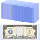 Sepamoon 60 Pieces Dollar Bill Sleeves, 6.9 x 2.95 Inch Hard Plastic Clear Currency Sleeves Waterproof Currency Holder Dollar Bills Display Protector Organizer Case Supplies for Collectors