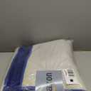 RUN HELIX Royal Blue Chenille Bath Mat Set, 3 Piece, High Pile, Tufted, Machine Made, Non Slip, Absorbent, Fluffy, Washable, Bathroom