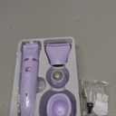 Ufree Bikini Trimmer Electric Razors for Women, Rechargeable Pubic Body Hair Trimmer Electric Shaver for Legs Body Hair, Bikini Shaver IPX7 Waterproof, Gifts for Women, Purple