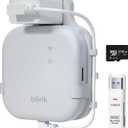 256GB Micro SD Card & Outlet Wall Mount for Blink Sync Module XR with Short Cable, SD Card for Local Video Storage with Reader, Save Space, Mount Bracket for Blink Outdoor Indoor Security System (White)