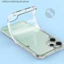 Foluu Clear Case for Nothing CMF Phone 2 Pro - Slim Fit Scratch Resistant TPU Silicone Reinforced Corners Protective Cover for Nothing CMF Phone 2 Pro 2025