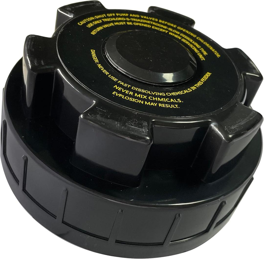Chlorinator Lid Cover Replacement Hayward Cl200 CL220 Automatic Chlorinator Feeder, with O-Rings (CL200)