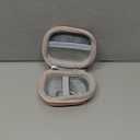 CaseSack Case for TAGRY X08 Bluetooth Headphones True Wireless Earbuds 60H, mesh Pocket for Charge Cable (Rose Gold)