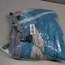 AOFITEE Fullbody Dog Coat Warm Fleece Dog Jacket, Windproof Dogs Winter Coat with Harness Built in, Reflective Turtleneck Dogs Snowsuit Puffer Jacket, Four Legged Snow Suit for Small Medium Large Pet (Turquoise), Size L