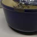 Mueller 6qt Enameled Cast Iron Dutch Oven, Heavy-Duty Casserole and Braiser Pan with Lid and Knob, Safe for All Cooktops, Aqua Blue