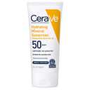 CeraVe 100% Mineral Sunscreen SPF 50 with Zinc Oxide & Titanium Dioxide, Hyaluronic Acid & Ceramides, Oil Free & Non-Greasy, Hydrating Mineral Sunscreen For Body, 5 oz