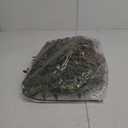 Floweroyal 2pcs Artificial Succulents Hanging Plants 12.2'' Fake String of Pearls in Pot with 8.3'' Lanyard for Indoor Outdoor Wall DecorWood Color.