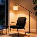 XENOID Floor Lamp for Living Room with 3 Color Temperatures, Standing Lamp Tall Industrial Floor Lamp Reading for Bedroom Office Classroom Dorm Room, Bulb Included