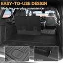Cargo Mat for 2021-2026 Chevrolet Chevy Suburban/GMC Yukon XL, Full Coverage All Weather Trunk Cargo Liner with 3rd Row Backrest Protectors for Suburban/Yukon XL Accessories