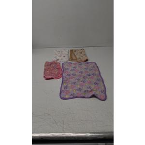 Tatuo 4 Pcs Dog Blanket for Pet Puppy Teething Toys Paw Print Fleece Blanket for Pet Cat Soft Warm Sleep Mat Guinea Pig Cage Mat(Small(24 x 16 Inch),White, Coffee, Pink, Purple)