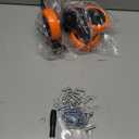 4 Inch Caster Wheels, Casters Set of 4, Heavy Duty Casters with Brake 2200 Lbs, Locking Industrial Swivel Top Plate Casters Wheels for Furniture and Workbench Cart(Two Hardware Kits Include)