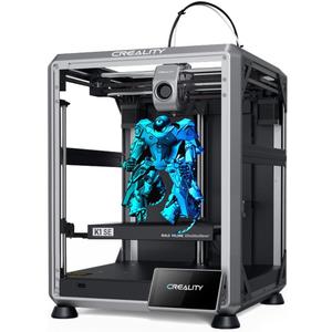 Creality K1 SE 3D Printer, 2024 New Version 600mm/s High-Speed Hands-Free Auto Leveling Flagship-Level Direct Extruder Quick-swap Tri-Metal Nozzle K1 Upgrade 3D Printer