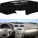 Auto Car Dashboard Cover Mat Anti Slip/Anti-Vertigo Dash Board Cover Mat Pad Dashboard Carpet Sunshield Protector Custom Fit for Toyota Camry 2007,2008,2009,2010,2011, Black(Polyester Fiber))