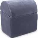 Adjustable Foot Rest for Under Desk - 3-in-1 Ergonomic Foot Stool with Zipper Connection, Height Adjustable for Office, Home & Gaming (Gray)