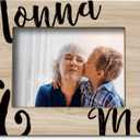 FONDCANYON Nonna Gifts Grandma Picture Frame - Nonna & Me Photo Frame (5x7 Inch)