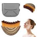2 x New Lymphatic Contour Face Brush, Dry Brushing Face Brush for Chin & Jawline Sculpting, Body, Ergonomically Designed to Fit The Skin Precisely and Relieve Fatigue with Case