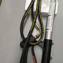 24FT Pressure Washer Telescoping Wand, Power Washer Extension Wands with 5 Spray Nozzle Tips, Stainless Steel Curve Wands, Pivoting Coupler and Support Harness, 4000 PSI