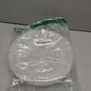 6 Pack Clear Plant Saucer 8 inch, Durable Plastic Plant Trays for Indoor, Round Flower Plant Pot Saucer, Sturdy Plant Water Catcher Tray