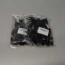 2 x 50Pcs Nylon Universal Cable Tie Buckle,Heavy Duty Self-Locking Zip Ties Holder,Multipurpose Plastic Cable Ties Tool,UV-Resistant Fasteners for Car Fender Trunk Repair,Home&Car Daily Repair