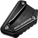 MOWOK For Goldwing GL1800 2002-2017 and 2018-2025 Goldwing GL1800 1800 Motorcycle Side Stand Extension Kickstand foot Pad (Year 2002-2017 (Black))