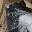 2 Pieces 5 Tier Wall Shelves for Bedroom 31.4 Inches Split Assembly Type Mount Vertical Wall Shelf Column Lack Hanging Floating Shelf for Storage Organizer Design Home Living Room(Black)