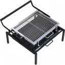 Rotating Charcoal Grill, Heavy-Duty Professional Flip Grill
303 SQ.IN. Large Cooking Surface, Detachable Grill, for 3-8 People, for Camping, Tailgating, Patio