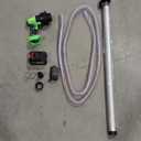 Portable Fuel Transfer Pump, Siphon Pump for Gasoline, Lift 5-10 M, Flow 40-80 L/min, Speed 5000 R/min, with 3m Hose, for Most Gasoline, Diesel, Kerosene