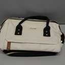 LOVEVOOK Laptop Backpack for Women, 15.6 Inch Work Business Backpacks Purse With Large Capacity, Waterproof Nurse Bag College Bookbag for School, Waterproof Casual Daypack for Travel (Beige-black)