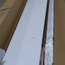 72 Inch White Floating Shelf | 12 Inch Deep Floating Shelves Set of 1 | 72" D x 12" D Rustic Wood Shelves for Wall | Deep White Shelves for Living Room Bathroom Laundry Room Kitchen