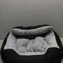 Dog Car Seat for Small Dogs,Washable Pet Booster Seats for Car with Clip-On Safty Leash, Reversible Puppy Carseat with Storage Pockets, Travel Carrier Bed for Dogs Under 25 lbs, Grey