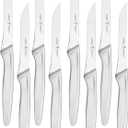 HENCKELS Razor-Sharp Steak Knife Set of 8, German Engineered Informed by 100+ Years of Mastery, Sliver