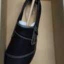 Clarks Women's Cora Harbor Loafers (8, Black Leather)