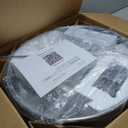 onlyfire Stainless Steel Multi-purpose Rotisserie and Pizza Combo Kit for Weber 22-Inch Kettle Charcoal Grills - Include Pizza Peel and Pizza Stone