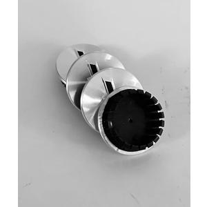 4X Wheel Hub Cap #9594156, 9593169, 9597550, 9595157 Silver Center Cap 58mm/2.25'' for Camaro, Equinox, Impala,Malibu, Trax,Cruze CV058SB