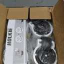 HOLKIE Leveling Casters with Ratchet Handle Design Casters Set of 4 - Total Capacity 2600 lbs - Heavy Duty Industrial Casters with Adjustable Leveling Pads (TD80)