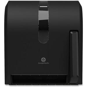 Georgia-Pacific Push Paddle Roll Paper Towel Dispenser by GP PRO, 54338A, Black