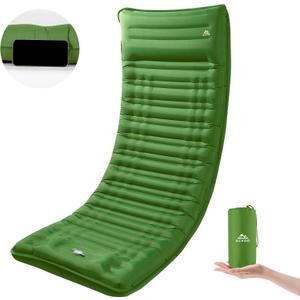 Camping Sleeping Pad, Extra Thickness 4.7 Inch Inflatable Sleeping Mat Ultralight Waterproof Camping Mat with Built in Pump Air Mattress for Backpacking, Hiking, Tent, Travel