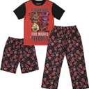 Bioworld Five Nights at Freddy's Youth Sleepwear Set Tee Shirt, Sleep Shorts, Sleep Pants
10-12